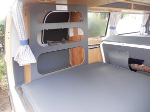 Specialist VW Volkswagen Campervan Wood Cabinets Interiors and Seat Retrim Service CCR Auto Trim