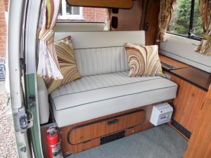 Specialist VW Volkswagen Campervan Wood Cabinets Interiors and Seat Retrim Service CCR Auto Trim Loughborough