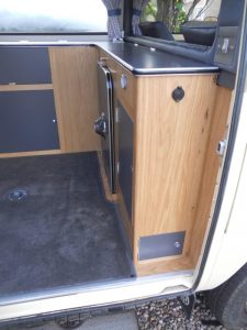 Specialist VW Volkswagen Campervan Wood Cabinets Interiors and Seat Retrim Service CCR Auto Trim