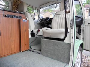 Specialist VW Volkswagen Campervan Wood Cabinets Interiors and Seat Retrim Service CCR Auto Trim Loughborough