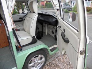 Specialist VW Volkswagen Campervan Wood Cabinets Interiors and Seat Retrim Service CCR Auto Trim Loughborough