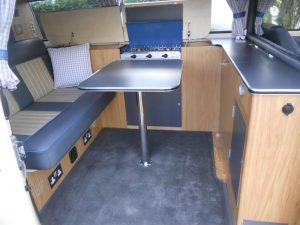 Specialist VW Volkswagen Campervan Wood Cabinets Interiors and Seat Retrim Service CCR Auto Trim