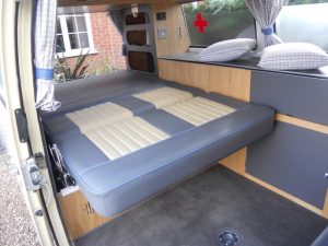 Specialist VW Volkswagen Campervan Wood Cabinets Interiors and Seat Retrim Service CCR Auto Trim