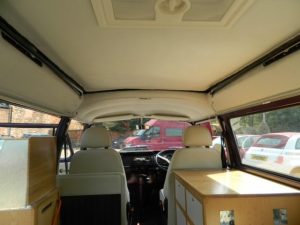 Specialist VW Volkswagen Campervan Wood Cabinets Interiors and Seat Retrim Service CCR Auto Trim Loughborough