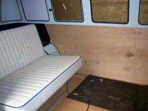 Specialist VW Volkswagen Campervan Wood Cabinets Interiors and Seat Retrim Service CCR Auto Trim