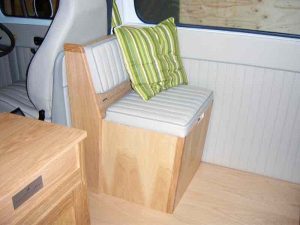 Specialist VW Volkswagen Campervan Wood Cabinets Interiors and Seat Retrim Service CCR Auto Trim