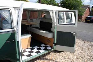 Specialist VW Volkswagen Campervan Wood Cabinets Interiors and Seat Retrim Service CCR Auto Trim