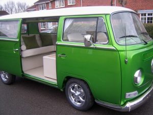 Metallic Green Campervan Interior and Seat Retrim CCR Auto Trim Loughborough