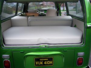 Metallic Green Campervan Interior and Seat Retrim CCR Auto Trim Loughborough