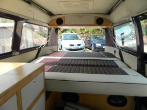 Specialist VW Volkswagen Campervan Wood Cabinets Interiors and Seat Retrim Service CCR Auto Trim Loughborough