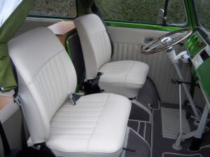 Metallic Green Campervan Interior and Seat Retrim CCR Auto Trim Loughborough