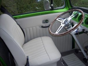 Metallic Green Campervan Interior and Seat Retrim CCR Auto Trim Loughborough