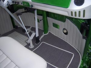 Metallic Green Campervan Interior and Seat Retrim CCR Auto Trim Loughborough