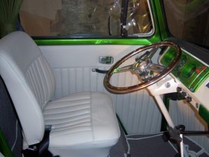 Metallic Green Campervan Interior and Seat Retrim CCR Auto Trim Loughborough