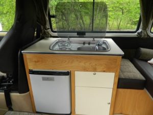 Brown Campervan Sink Cabinet Interiors CCR Auto Trim Loughborough