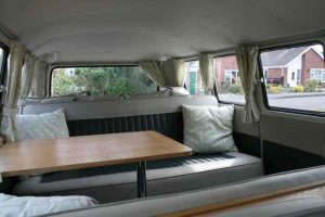 Specialist VW Volkswagen Campervan Wood Cabinets Interiors and Seat Retrim Service CCR Auto Trim