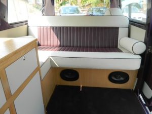 Specialist VW Volkswagen Campervan Wood Cabinets Interiors and Seat Retrim Service CCR Auto Trim Loughborough