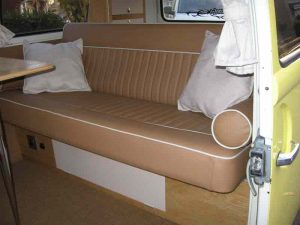 Specialist VW Volkswagen Campervan Wood Cabinets Interiors and Seat Retrim Service CCR Auto Trim