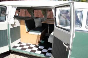 Specialist VW Volkswagen Campervan Wood Cabinets Interiors and Seat Retrim Service CCR Auto Trim