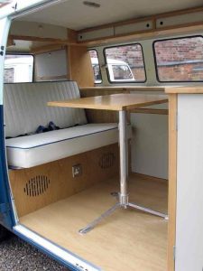 Specialist VW Volkswagen Campervan Wood Cabinets Interiors and Seat Retrim Service CCR Auto Trim