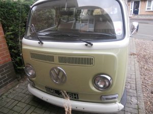 Lukes Pale Rider Campervan Bespoke Wood Cabinets Built in Sink Seat and Interior Retrim CCR Auto Trim