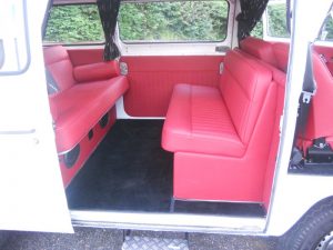 Specialist VW Volkswagen Campervan Wood Cabinets Interiors and Seat Retrim Service CCR Auto Trim Loughborough