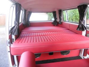 Specialist VW Volkswagen Campervan Wood Cabinets Interiors and Seat Retrim Service CCR Auto Trim Loughborough