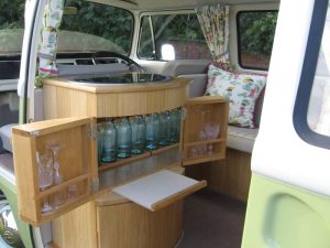 Specialist VW Volkswagen Campervan Wood Cabinets Interiors and Seat Retrim Service CCR Auto Trim