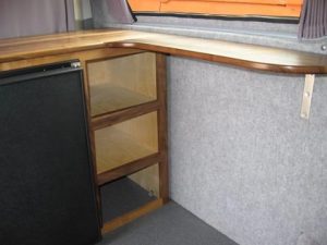 Specialist VW Volkswagen Campervan Wood Cabinets Interiors and Seat Retrim Service CCR Auto Trim