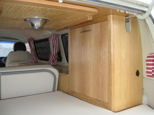 Specialist VW Volkswagen Campervan Wood Cabinets Interiors and Seat Retrim Service CCR Auto Trim