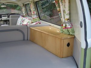 Specialist VW Volkswagen Campervan Wood Cabinets Interiors and Seat Retrim Service CCR Auto Trim