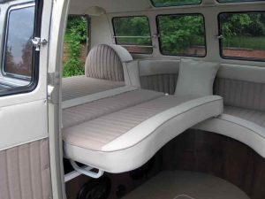 Specialist VW Volkswagen Campervan Wood Cabinets Interiors and Seat Retrim Service CCR Auto Trim Loughborough