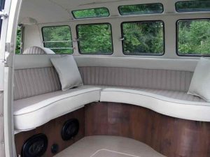 Specialist VW Volkswagen Campervan Wood Cabinets Interiors and Seat Retrim Service CCR Auto Trim Loughborough