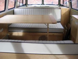 Specialist VW Volkswagen Campervan Wood Cabinets Interiors and Seat Retrim Service CCR Auto Trim