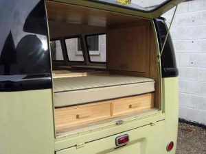 Specialist VW Volkswagen Campervan Wood Cabinets Interiors and Seat Retrim Service CCR Auto Trim