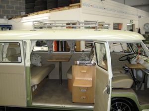 Specialist VW Volkswagen Campervan Wood Cabinets Interiors and Seat Retrim Service CCR Auto Trim Loughborough