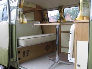 Specialist VW Volkswagen Campervan Wood Cabinets Interiors and Seat Retrim Service CCR Auto Trim Loughborough