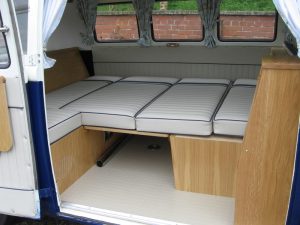 Specialist VW Volkswagen Campervan Wood Cabinets Interiors and Seat Retrim Service CCR Auto Trim