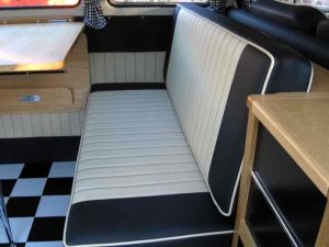 Specialist VW Volkswagen Campervan Wood Cabinets Interiors and Seat Retrim Service CCR Auto Trim