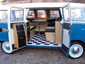 Specialist VW Volkswagen Campervan Wood Cabinets Interiors and Seat Retrim Service CCR Auto Trim