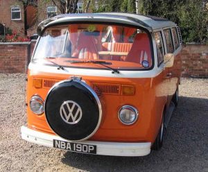 Orange 76 Bay Seat Retrim and Interior Service CCR Auto Trim Loughborough