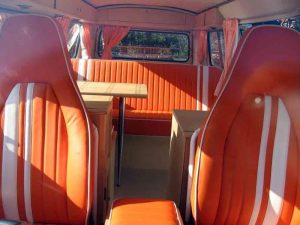 Orange 76 Bay Seat Retrim and Interior Service CCR Auto Trim Loughborough