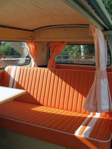 Orange 76 Bay Seat Retrim and Interior Service CCR Auto Trim Loughborough