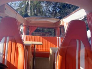 Orange 76 Bay Seat Retrim and Interior Service CCR Auto Trim Loughborough