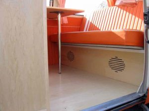 Orange 76 Bay Custom Cabinets Interior Service CCR Auto Trim