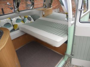 Specialist VW Volkswagen Campervan Wood Cabinets Interiors and Seat Retrim Service CCR Auto Trim Loughborough