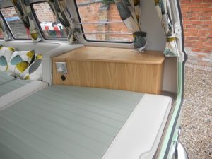 Specialist VW Volkswagen Campervan Wood Cabinets Interiors and Seat Retrim Service CCR Auto Trim Loughborough