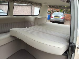 Specialist VW Volkswagen Campervan Wood Cabinets Interiors and Seat Retrim Service CCR Auto Trim