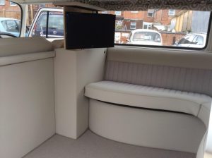 Specialist VW Volkswagen Campervan Wood Cabinets Interiors and Seat Retrim Service CCR Auto Trim