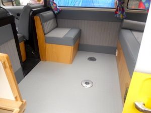 Specialist VW Volkswagen Campervan Wood Cabinets Interiors and Seat Retrim Service CCR Auto Trim